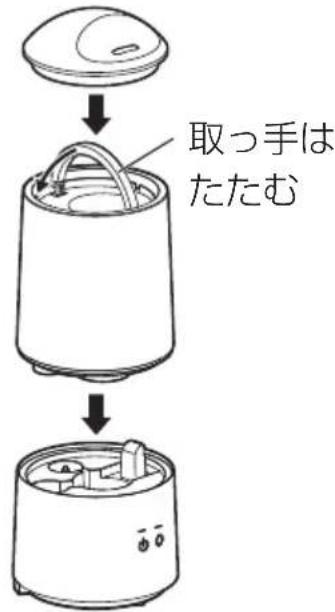 Iris Ohyama UHM-280BM-T - ■ 水タンクに水を入れる - 3