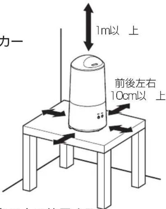 Iris Ohyama UHM-280BM-T - 設置について - 2