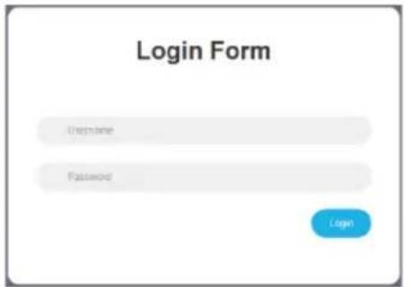 Login Form Username Password Login