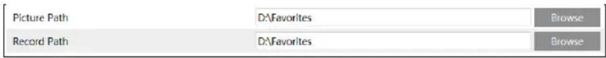 Picture Path D:\Favorites Browse Record Path D:\Favorites Browse