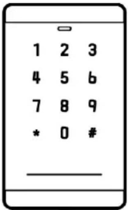 1 2 3 4 5 b 7 8 9 * 0 #
