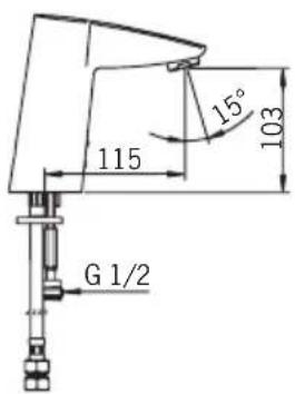115 G 1/2 15° 103