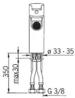 ø 33 - 35 350 max30 G 3/8