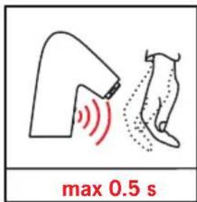 max 0.5 s