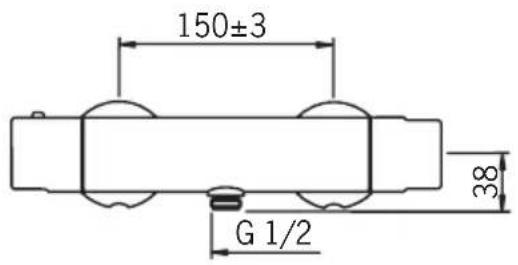 150±3 38 G 1/2