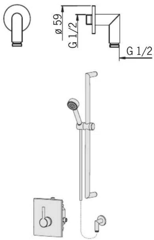 Ø 59 G 1/2 G 1/2