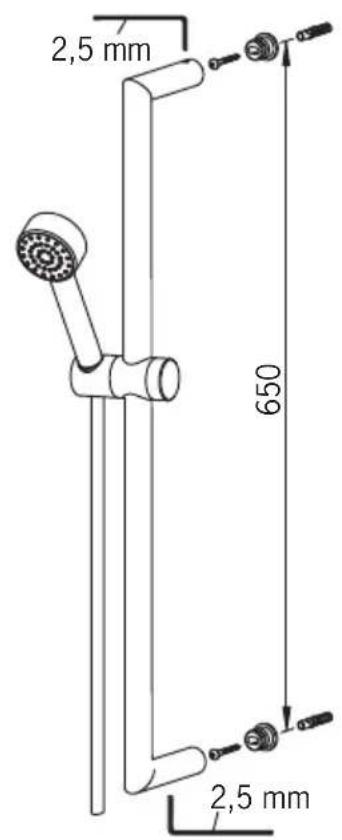 2,5 mm 650 2,5 mm