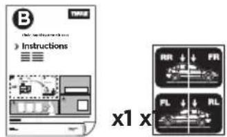B TWO This is not recommended to Instructions x1 x1