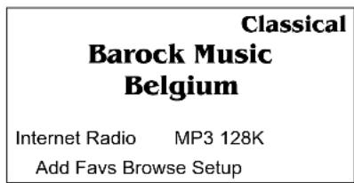 Classical Barock Music Belgium Internet Radio MP3 128K Add Favs Browse Setup