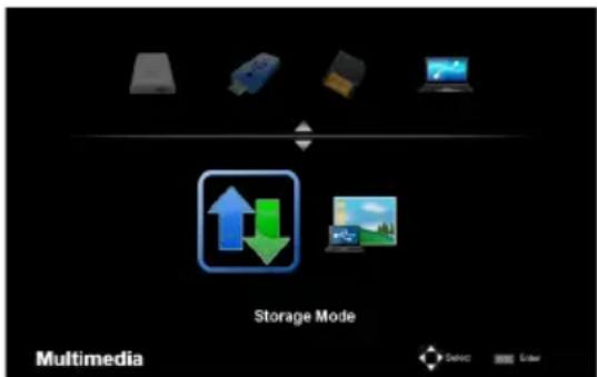 Multimedia Storage Mode Select Solar