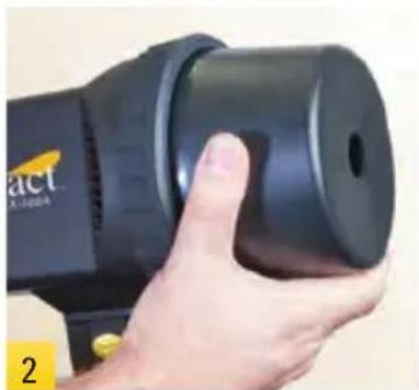 Impact EX-100A - Install Reflector & Modeling Lamp - 2