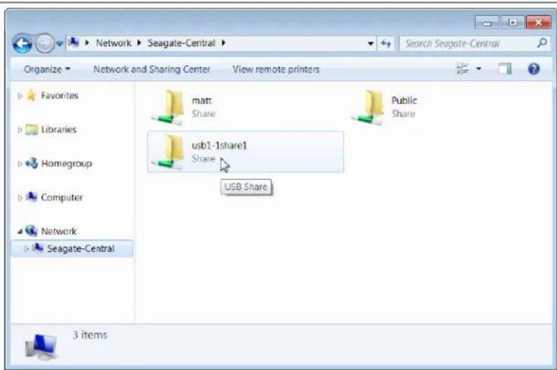 SEAGATE STCG4000100 - Connecting a USB Drive to Seagate Central - 2