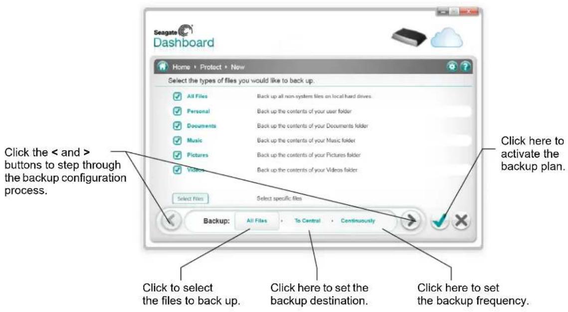 SEAGATE STCG4000100 - Creating a Customized Backup Plan - 1