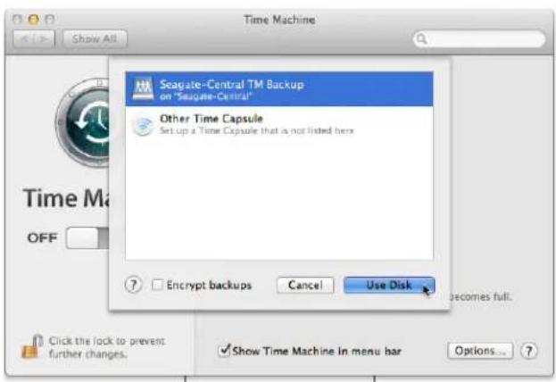 SEAGATE STCG4000100 - Setting Up Apple Time Machine - 2