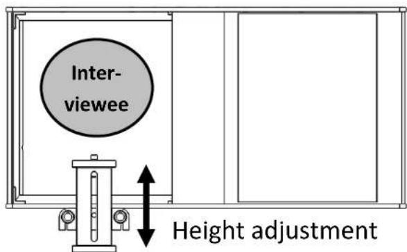 Interviewee Height adjustment