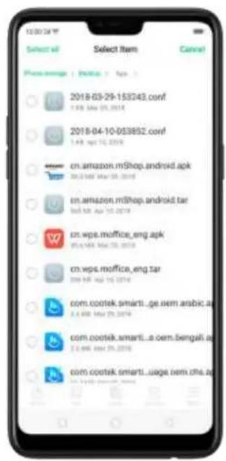 12:00:34 Select all Select item Cancel Phone badge 2018-03-29-153343.conf 1:36, May 25, 2018 2018-04-10-053852.conf 1:48, Apr 10, 2018 cn.amazon.mShop.android.apk 2018-04-10-053852.conf cn.amazon.mShop.android.tar 2018-04-10-053852.conf cn.wps.moffice_eng.apk 2018-04-10-053852.conf cn.wps.moffice_eng.tar 2018-04-10-053852.conf com.cootek.smart..ge.sem.arabic.ay 2:4, April 25, 2018 com.cootek.smart..a.cem.bengali.ay 2:4, April 25, 2018 com.cootek.smart..uage.em.chs.ay