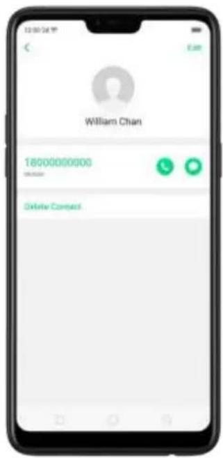 12:00:54 PM William Chan 18000000000 Email Address Delete Compact