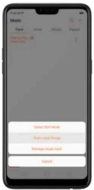 Music: Track 0:15:47 20 MHz Powered Select Slot Mode Single Slot Mode Manage Single Track Cancel