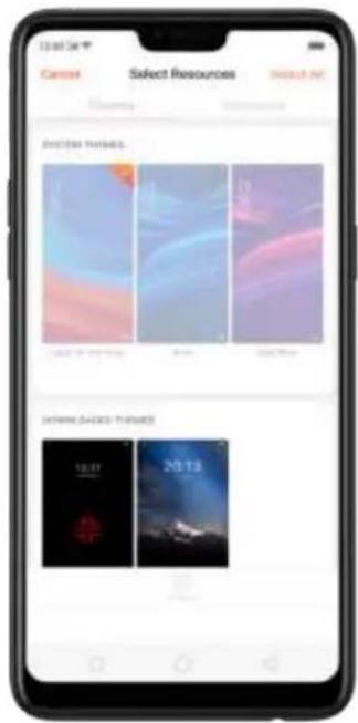 Select Resources Cancel Search Air Selected Themes 12.07 20:13