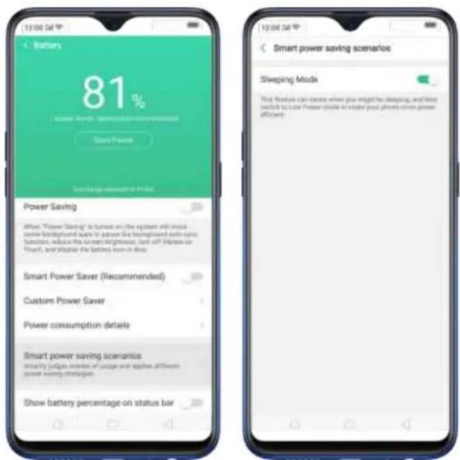 13:00 Sat Batter 81% Batter Search - Smartwatch-Non-optimized Sandy Power Sandy Range Approach to Prime Power Saving After "Power Saving" is turned on the system and will power background says to prepare the background electric system function, reduce the lower brightness, turn off in excess on Thatch, availability the battery uses or uses. Smart Power Saver (Recommended) Custom Power Saver Power consumption details Smart power saving scenarios Smartly judges counts of judge and apples different power saving strategies Show battery percentage on status bar Smart power saving scenario Sleeping Mode Find features can cause when you might be sleeping, and less switch to Low Power mode is ready post phone clock power efficient