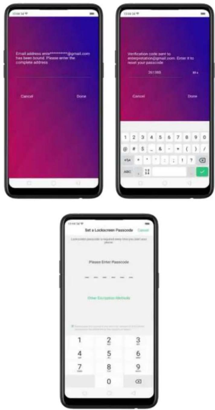OPPO R17 Pro - Reset password with bind security email address - 1