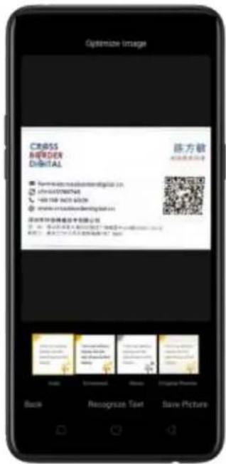 OPPO R17 Pro - Main features of Smart Scan - 10
