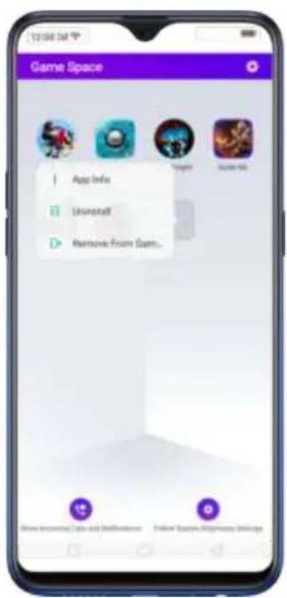 Game Space App Info Uninstall Remove From Game...