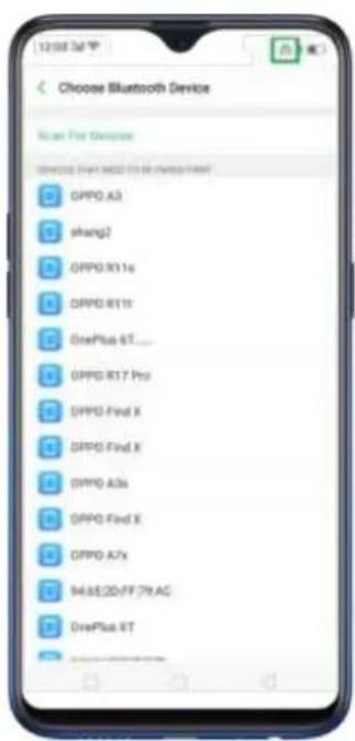 Choose Bluetooth Device Rear For Devices GPPD A3 shang2 GPPD X11a GPPD X11b OnePlus 6T.... GPPD X17 Pro GPPD Find X GPPD Find X GPPD A3a GPPD Find X GPPD A7x 94.68.20/FF 79 AG OnePlus 6T