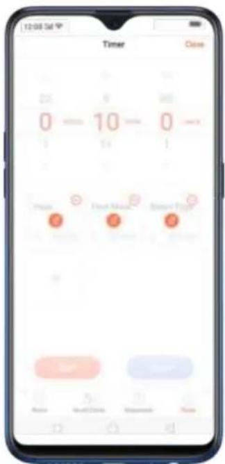 12:05 Sat 9° Timer Close 0 - 10 - 0 - 1 X Press Fruit Make Store Print Orange Blue Orange Blue