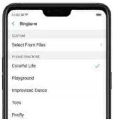 12:00 PM Ringtone CUSTOM Select From Files PHONE RINGTONE Colorful Life Playground Improvised Dance Toys Firefly