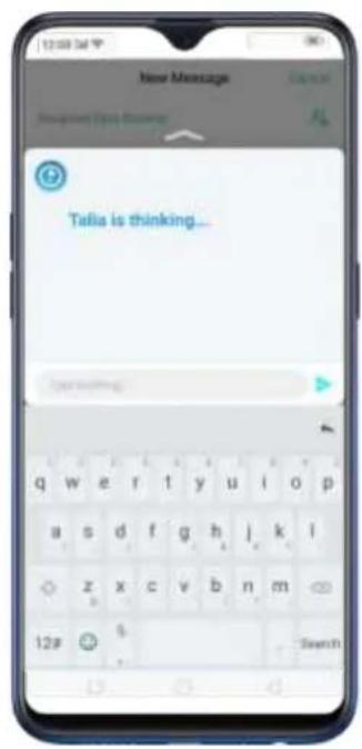 New Messages Message Type: Summary Talk is thinking... 12p Search
