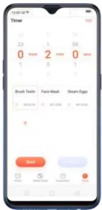 12:00:56 PM Timer 23 0 1 1 54 0 2 0 1 3 7 Brush Teeth Face Mask Steam Eggs + Start
