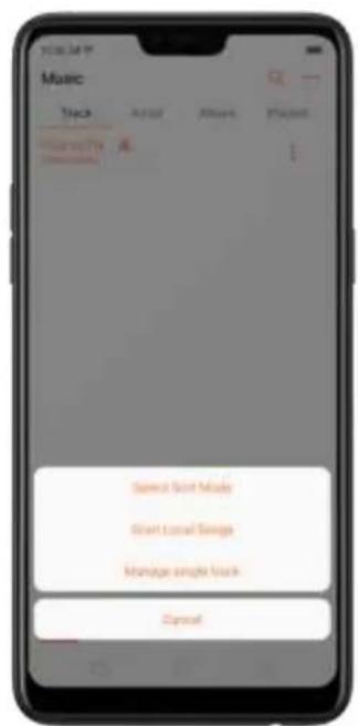 Music Track Add Remove Place Select Sport Mode Start Local Savings Manage simple tracks Cancel