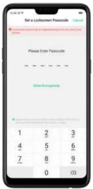 Set a Lockscreen Passcode I comment passcode is required every time you start your code. Please Enter Passcode Other Bindingships 1 2 3 4 5 6 7 8 9 0