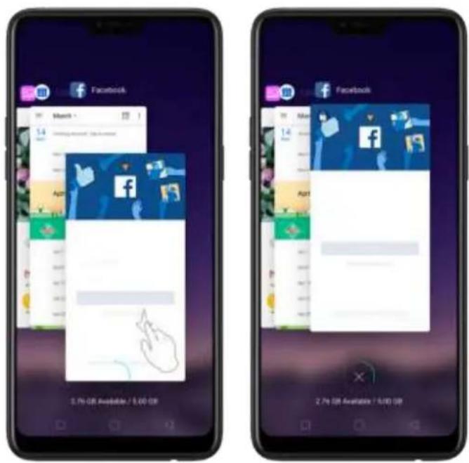 Facebook March - 3.76 GB Available / 5:00:08 Facebook 2.76 GB Available / 5:00:08
