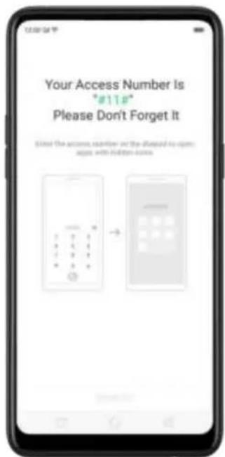Your Access Number Is "#11# Please Don't Forget It Enter the access, scan for the disposal to open apps with buttons inside