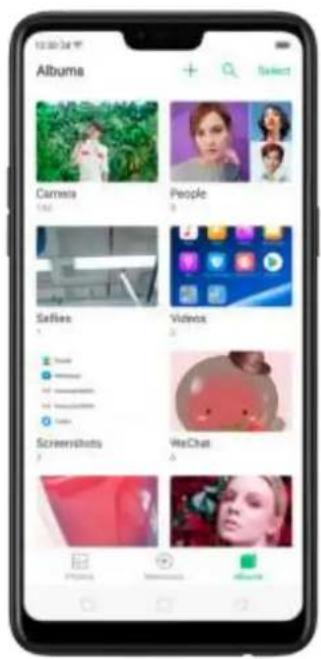 Albums Camera People Saffies Videos Screenshots WeChat