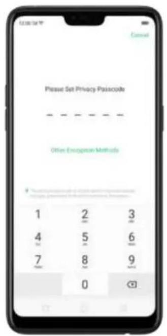Press Set Privacy Passcode Office European Methods 1 2 3 4 5 6 7 8 9 0