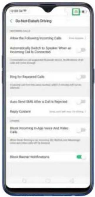 12:00:34 Do-Net-Disturb Driving WEATHERING CALLS Allow the Following Incoming Calls Automatically Switch to Speaker When an Incoming Call is Connected Commute by a call accompanied by wireless devices. No difference of g calls and online traffic! Ring for Repeated Calls A second call from the last number within 2 seconds will not be shares on. Auto Send SMS After a Call is Rejected Reply Content Reply, and call more than closing ETHENS Block Incoming In-App Voice And Video Cable Allow Broadcast Shipping out, incoming USB, Mailbox, and Messages other than or correctly off the network. Block Banner Notifications