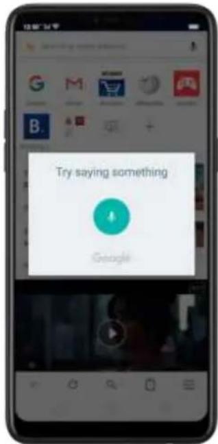 Try saying something Google