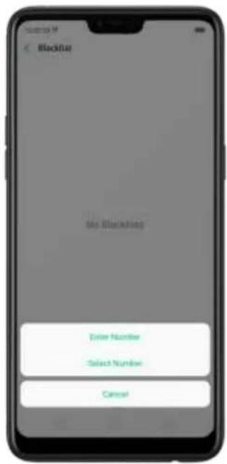 BlackBox Enter Number Select Number Cancel
