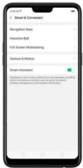 C Smart & Convenient Navigation Keys Assistive Ball Full Screen Multitasking Gesture & Motion Smart Assistant Displayed in the server/furniture font homebrewers, providing system contextual settings, such as quick functions, lighting management, and better information.