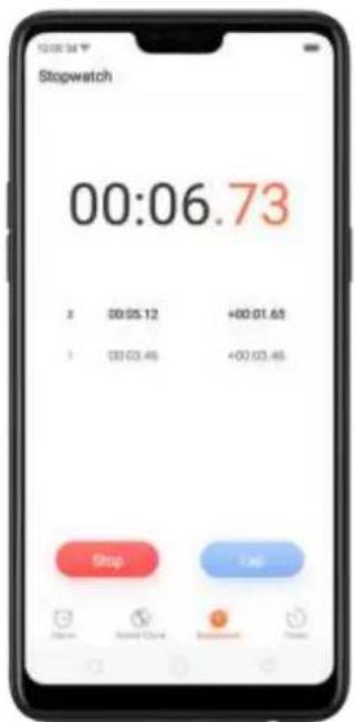 10:00:54 Stopwatch 00:06.73 2 00:05.12 +00:01.65 1 03:03.45 +02:03.45 Stop Cancel