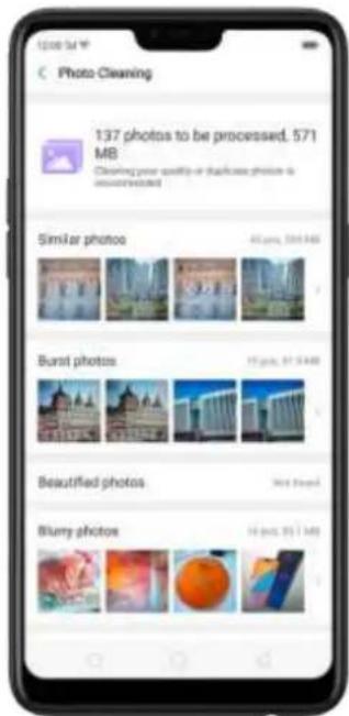 137 photos to be processed, 571 MB Clearing your quality of blackface photos is unassortivated Similar photos 40 pcs, 200 X480 Burst photos 15 pcs, 97 X480 Beautified photos Not displayed Blurry photos 14 pcs, 35 X140