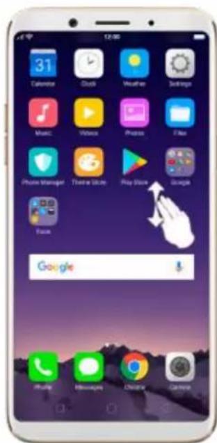 OPPO F5 Youth - Screenshot Gesture - 1