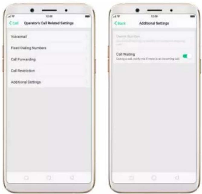 OPPO F5 Youth - Operator's Call Related Settings - 1