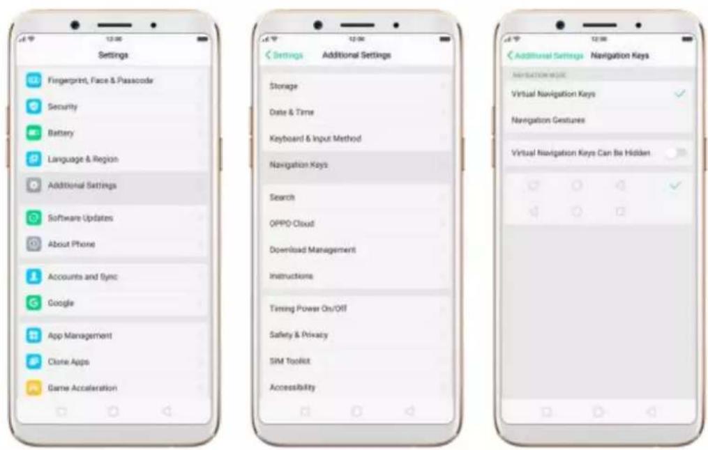 OPPO F5 Youth - Virtual Navigation Keys - 1