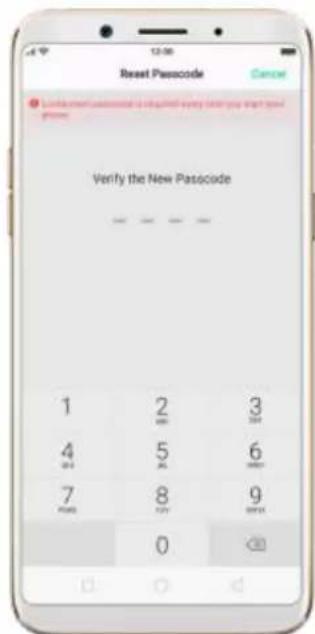 OPPO F5 Youth - Reset password with fingerprint - 4