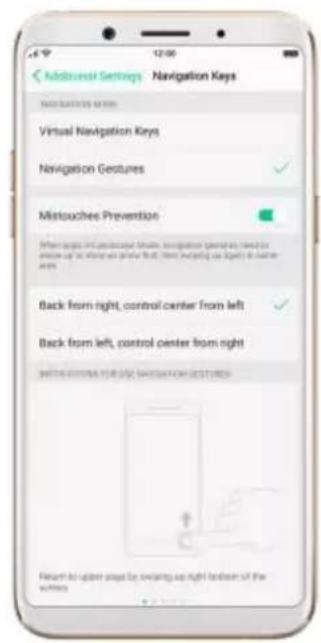 OPPO F5 Youth - Navigation Gestures - 1