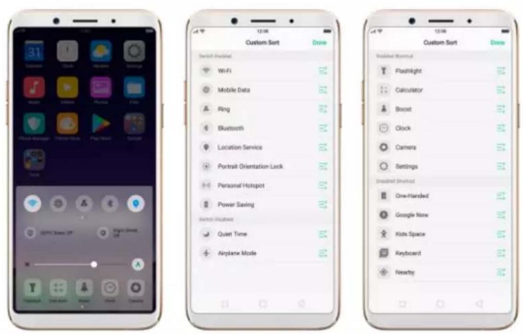 OPPO F5 Youth - Control Center - 1